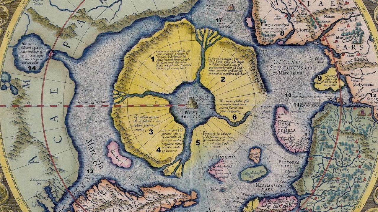 Северный полюс на картах Меркатора-Монте не имеет отношения к Гипербореи